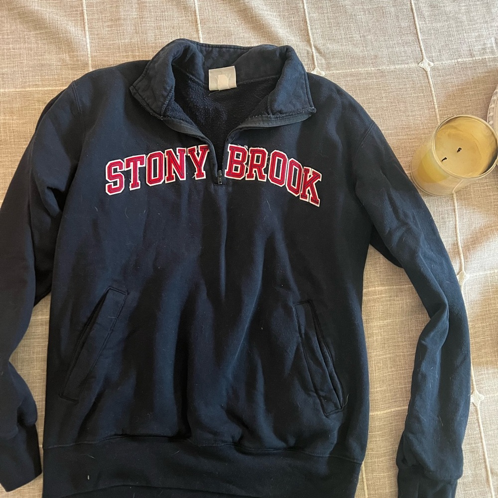 Stony Brook Navy Quarter-Zip Sweatshirt